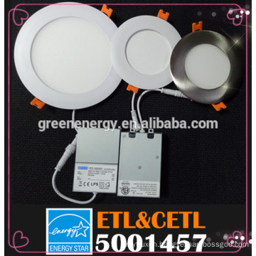 CETL dimmable with junction box slim led down light 6" & 1200lm new led downlight dimmable energy star